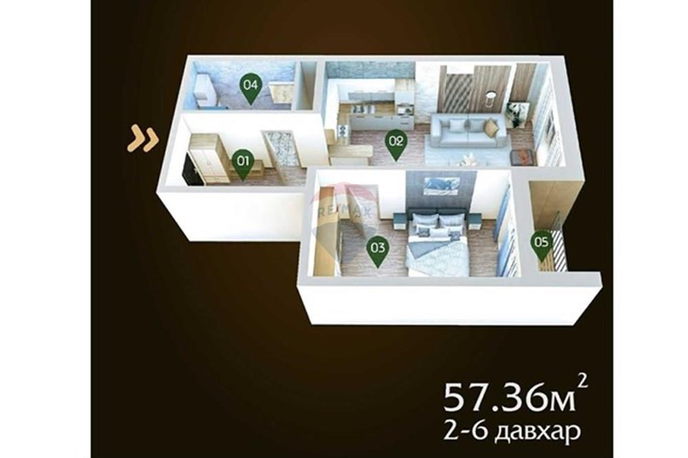 Residencial - Piso - Хан-Уул, Монгол - MN - Unknown-143.jpg - 119012353-34