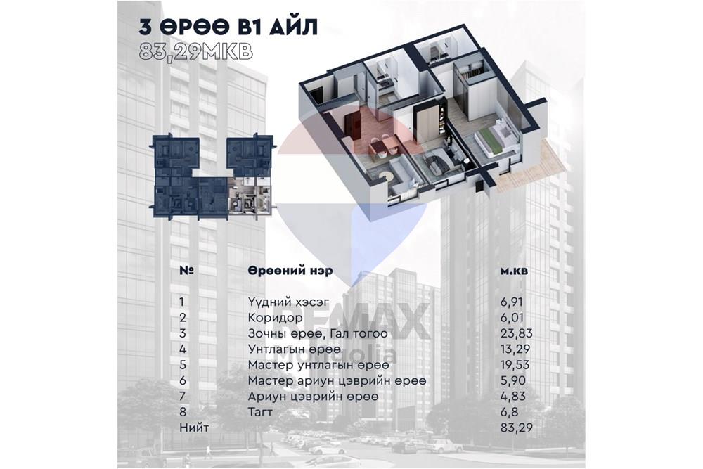 Residential - Condo/Apartment - Khan-Uul, Mongolia - MN - 83.29mkv b.jpg - 119012042-470