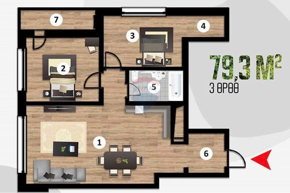 Residencial - Piso - Хан-Уул, Монгол - MN - 553357076_1117198267253026_2266222940209099518_n.jpg - 119012401-159