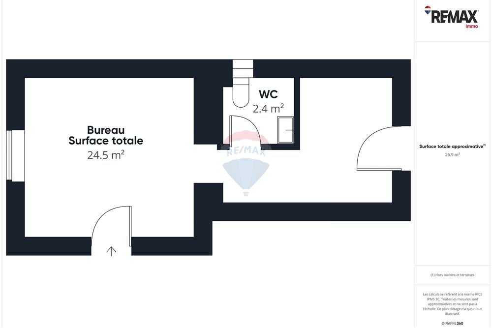 Bureau - A louer - Hesperange - Bureau Plan.jpg - 280371004-23