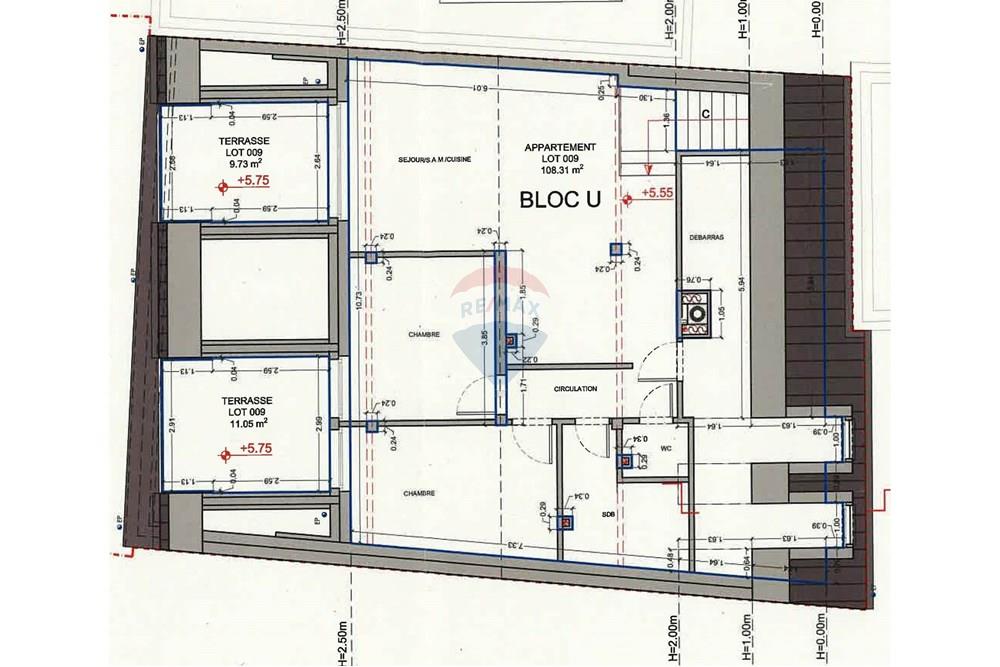 Appartement - A vendre - Filsdorf - PLANS DU CADASTRAL VERTICAL - 10A_2e ETAGE.jpg - 280221001-937