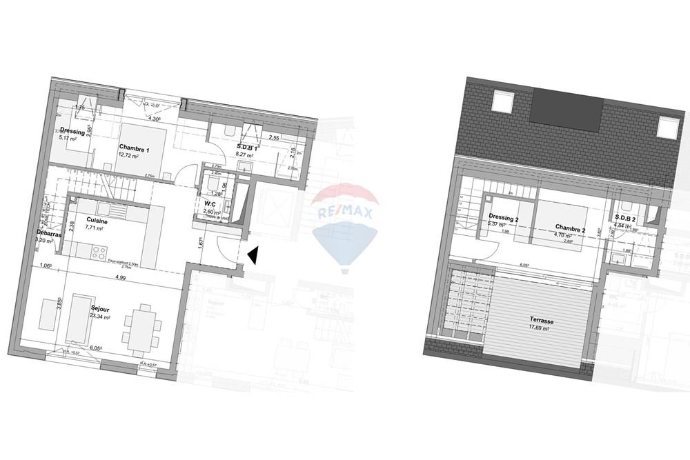 Duplex - A vendre - Steinsel - Aerdbier_6.123 appartement duplex 2 ch.jpg - 280221001-762