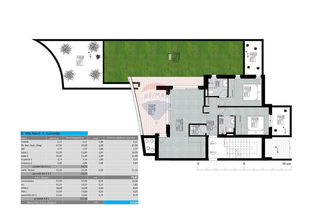 Stan-Apartman - Za prodaju - Lovran, Hrvatska - Kuća A STAN S1 PRIZEMLJE.jpg - 300421024-920