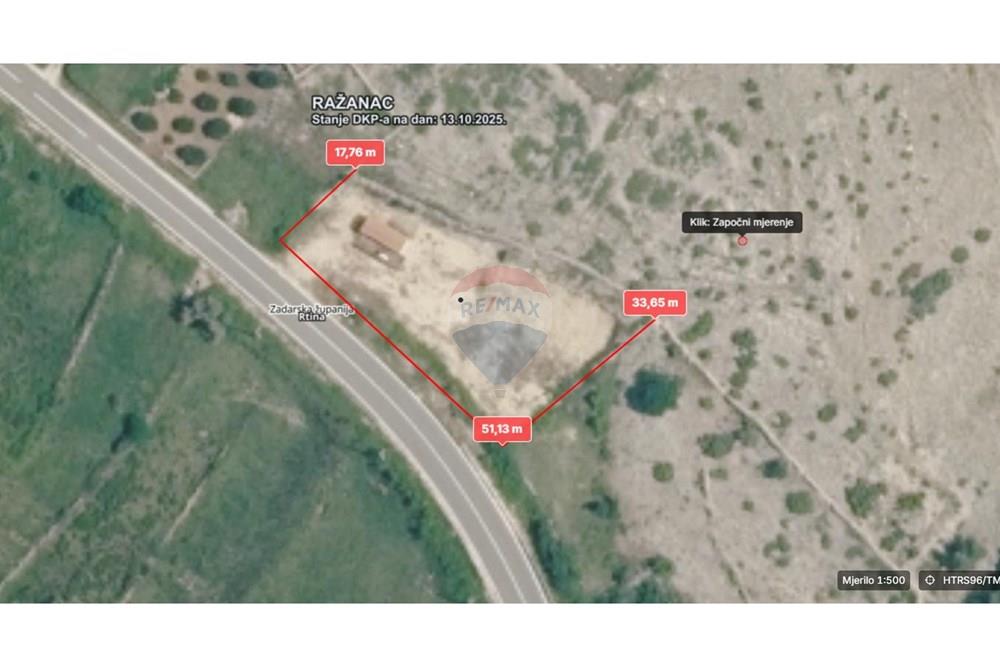 Građevinsko zemljište - Za prodaju - Ražanac, Hrvatska - Mjerenja rtina.jpg - 300261158-9