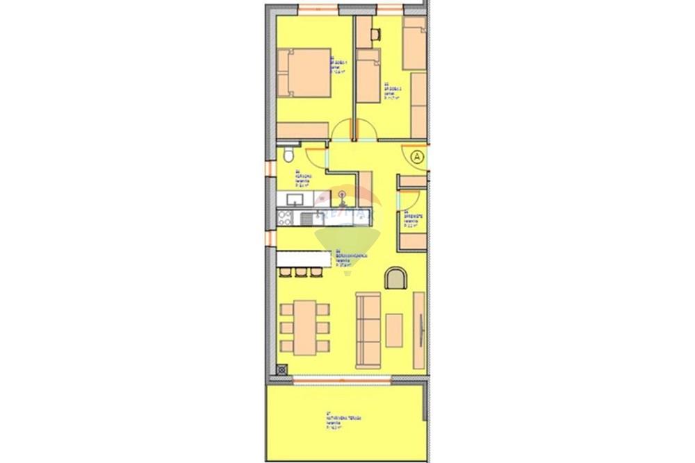 Stan-Apartman - Za prodaju - Umag, Hrvatska - AP Prizemlje ŽUTI.jpg - 300261087-168
