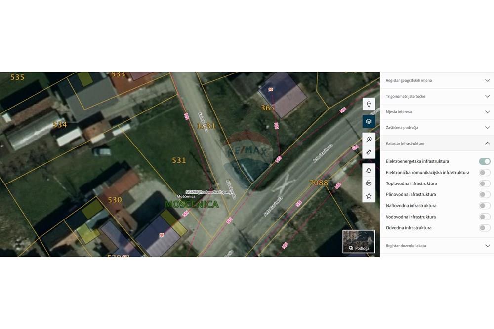 Građevinsko zemljište - Za prodaju - Petrinja, Hrvatska - struja jpg.jpg - 300761001-273