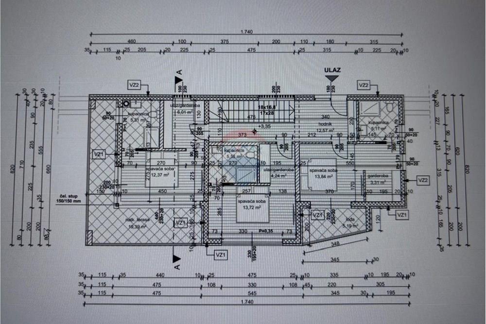 Kuća  - Za prodaju - Lovran, Hrvatska - tlocrt kata.jpg - 300421024-916