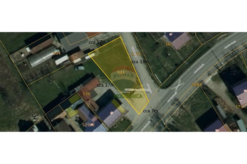 Građevinsko zemljište - Za prodaju - Petrinja, Hrvatska - katastar dimenzije jpg.jpg - 300761001-273