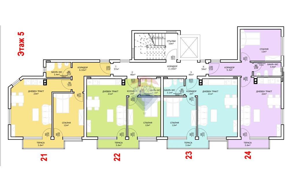 콘도/아파트 - 매각용 - м-т Кабакум, Област Варна, България - 9 - 360471005-65