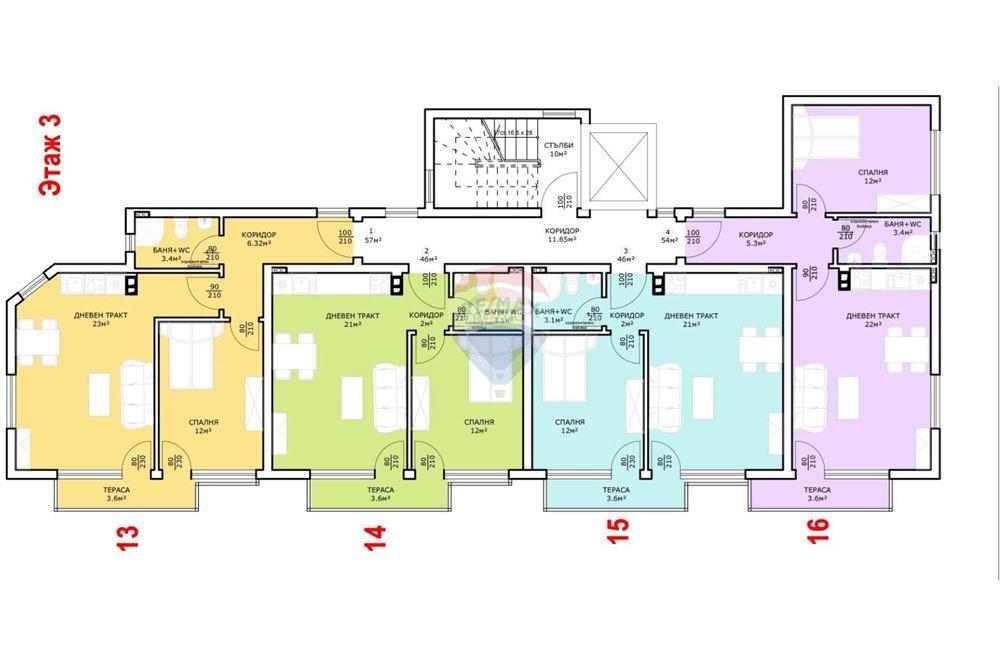 콘도/아파트 - 매각용 - м-т Кабакум, Област Варна, България - 7 - 360471005-65