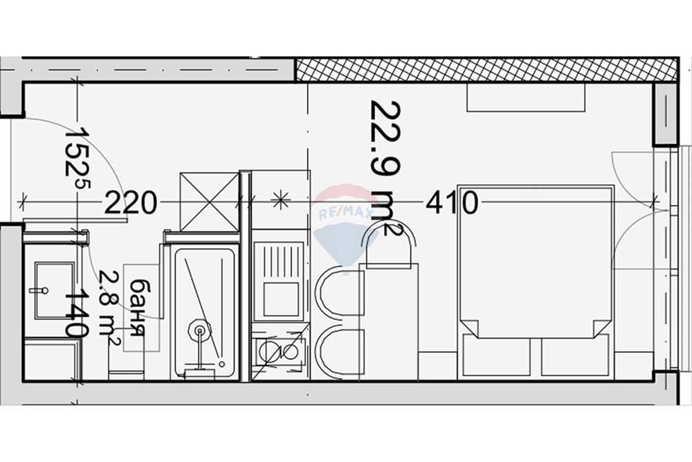 Студио/Ателие - За продажба - гр. Варна, Област Варна, България - Studio 32.jpg - Всекидневна/Трапезария - 360321033-155