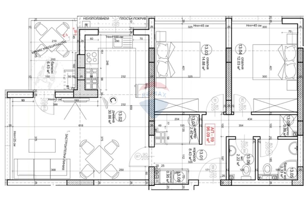 Апартамент - За продажба - гр. Варна, Област Варна, България - схема ап.59.jpg - 360391002-175