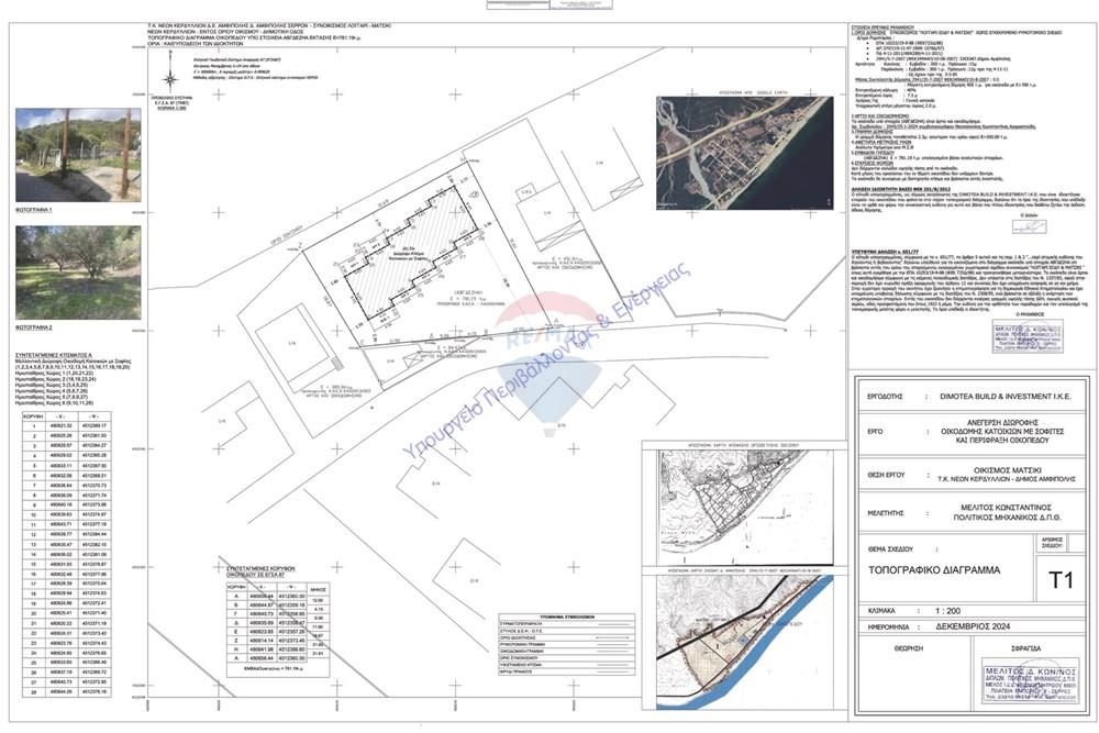 УПИ с решение за строеж - За продажба - Gefyra, Kilkis, Central Macedonia - T1.dimotea.topografiko diagramma.jpg - 360501015-15