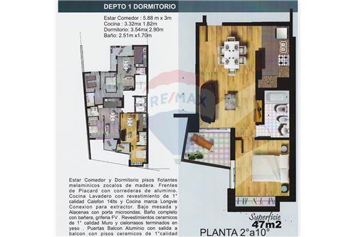 Apartamento Con Terraza Venta 1 Habitaciones Located At Paraguay Y Riobamba Abasto Rosario Santa Fe Argentina