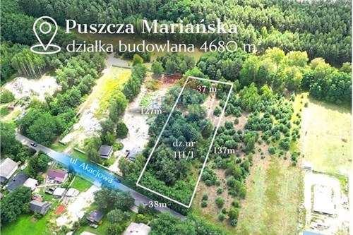 Sprzedaż-Działka budowlana-Akacjowa  -  Puszcza Mariańska, Polska-810051043-34