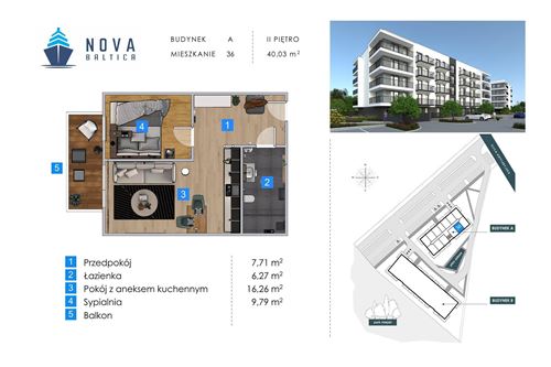 Sprzedaż-Mieszkanie-22a Artyleryjska  -  Kołobrzeg, Polska-790221012-314