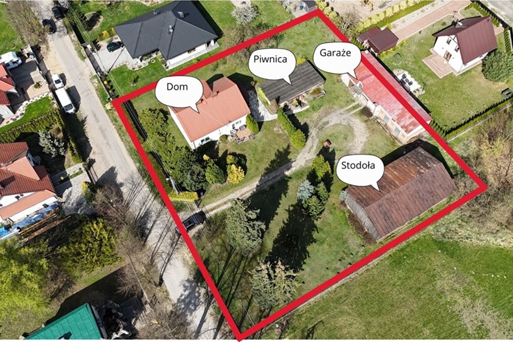 Dom wolnostojący - Sprzedaż - Nasielsk, Polska - z lotu ptaka.jpg - 810131036-31