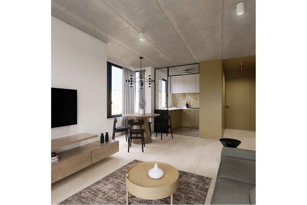 Mieszkanie - Sprzedaż - Bielsko-Biała, Polska - Salon+Kuchnia.jpeg - 470131112-14