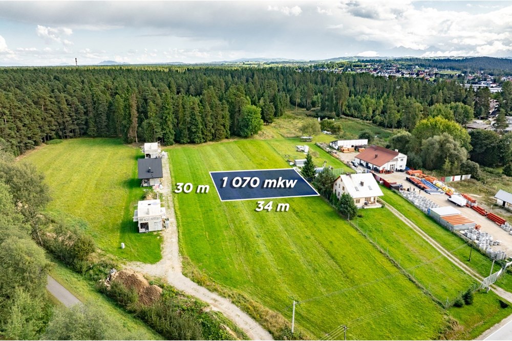 Działka budowlana - Sprzedaż - Ludźmierz, Polska - 20250912-DJI_0563-HDR.jpg - 470151024-453