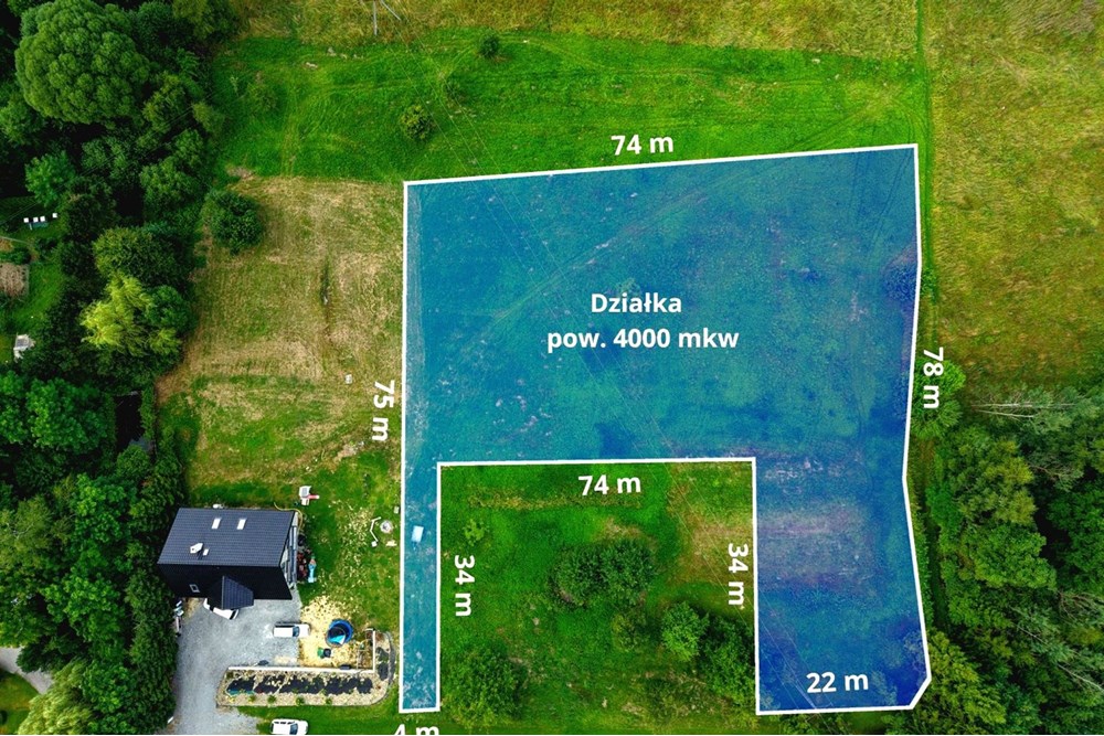 Działka budowlana - Sprzedaż - Jordanów, Polska - Norbert Gwiżdż Nieruchomości (1).jpg - 800091049-24