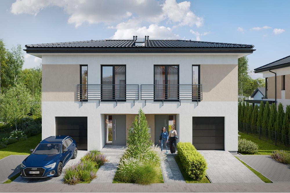 Dom bliźniak - Sprzedaż - Łazy, Polska - 147 RK-BUD_Z07 mały front.jpg - 810251009-52