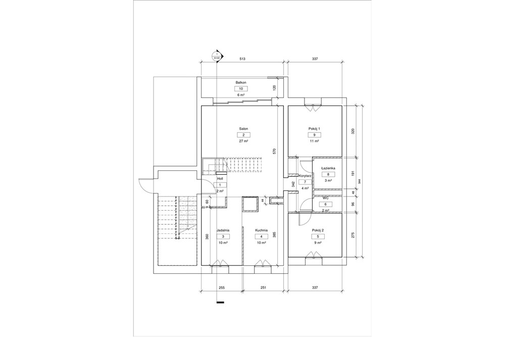 Samodzielne mieszkanie dwupoziomowe - Sprzedaż - Warszawa, Polska - Projekt_stm Rzuty mieszkania+powierzchnia (1)_page-0001.jpg - 810131032-80