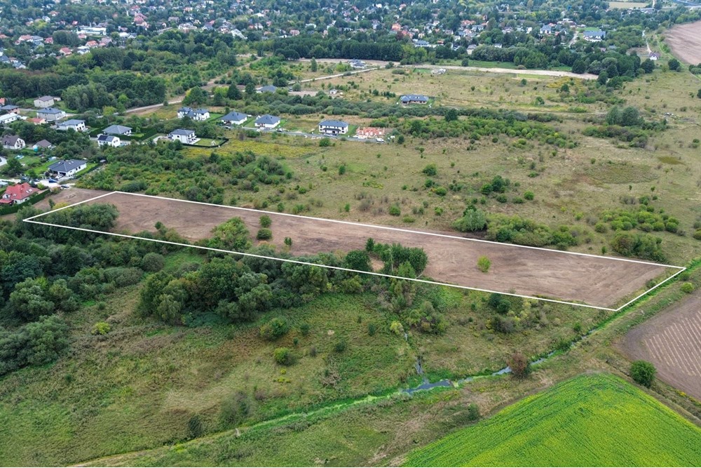 Działka - Sprzedaż - Brwinów, Polska - DJI_0836 kopia obrys_compr.jpg - 810141022-112