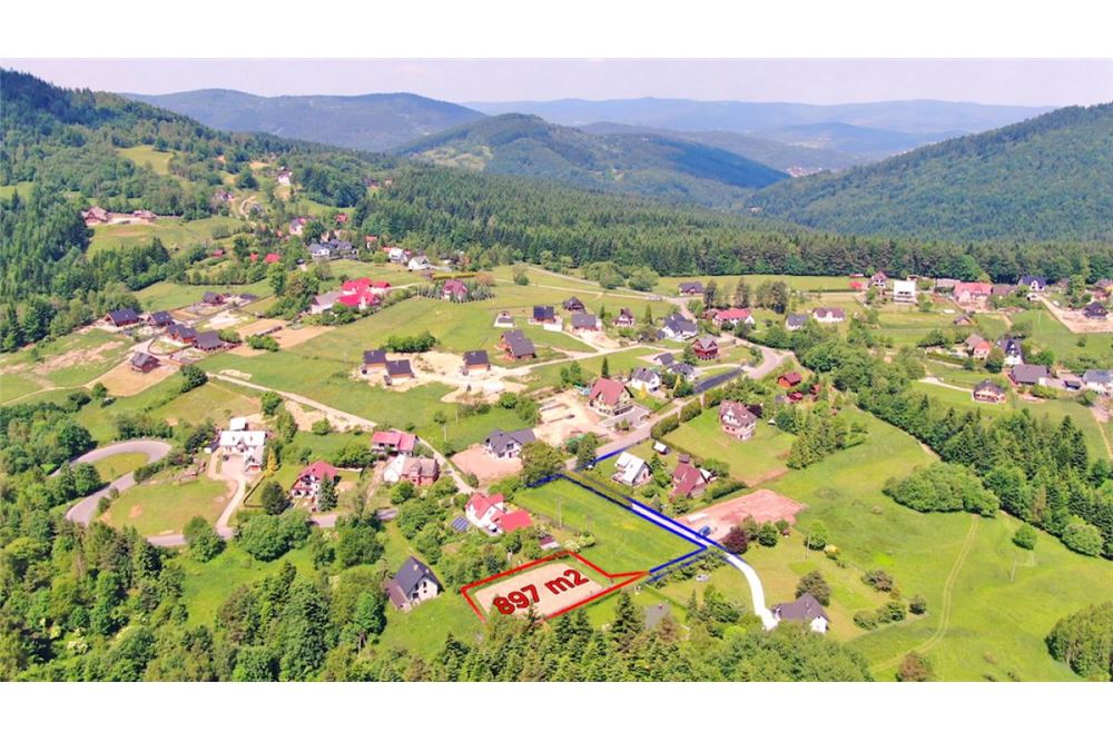 Działka budowlana - Sprzedaż - Zawoja, Polska - 2 - 800041001-884