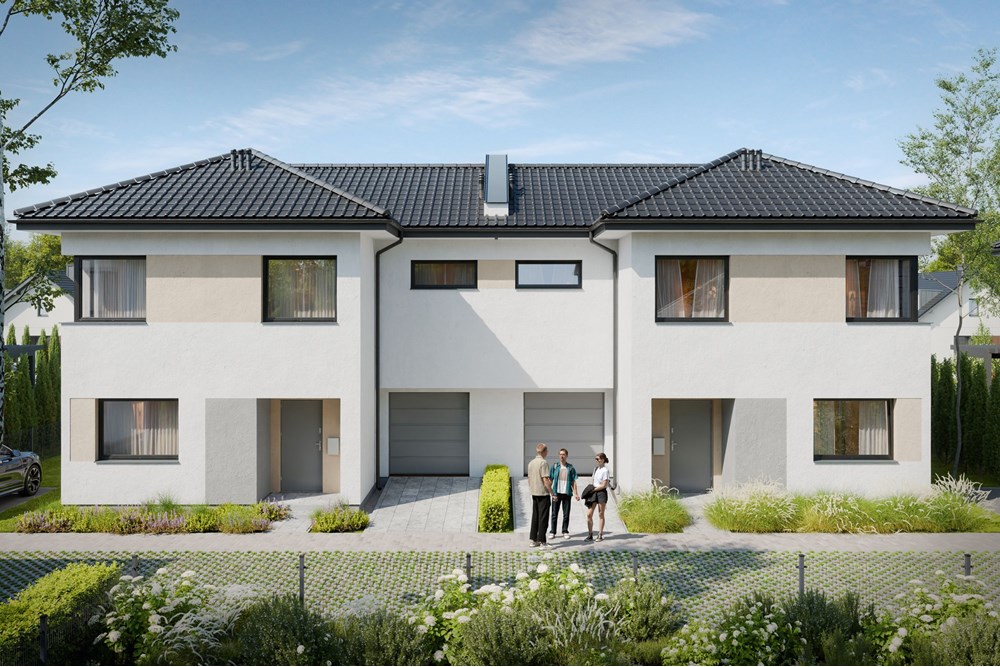 Dom bliźniak - Sprzedaż - Łazy, Polska - 147 RK-BUD_Z08 duży front.jpg - 810251009-66