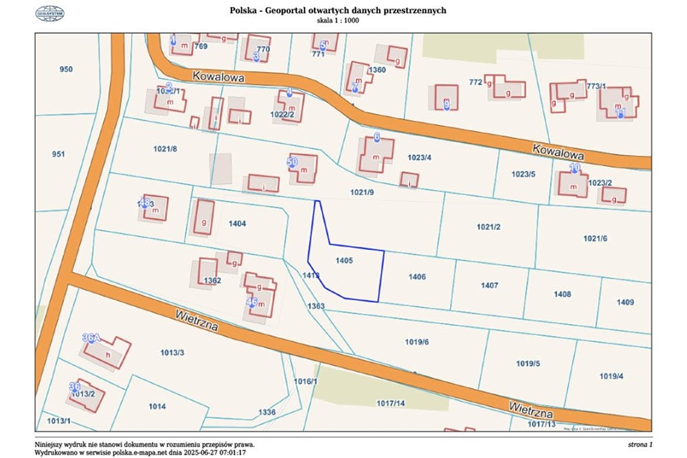 Działka budowlana - Sprzedaż - Witkowice, Polska - 1751093023277-f2a709f1-bc64-490d-84ab-9e558194ea1d_1.jpg - 800061127-21