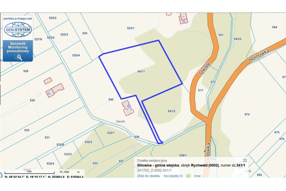 Działka budowlana - Sprzedaż - Rychwałd, Polska - 63 - 800061103-169