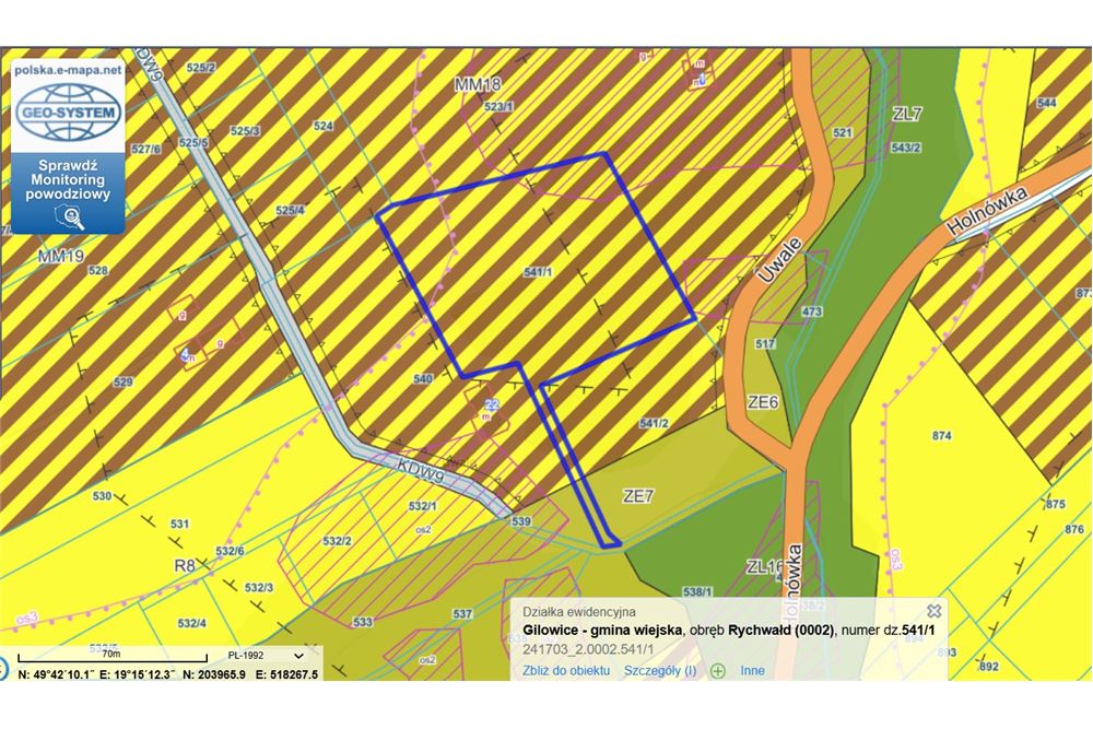 Działka budowlana - Sprzedaż - Rychwałd, Polska - 62 - 800061103-169