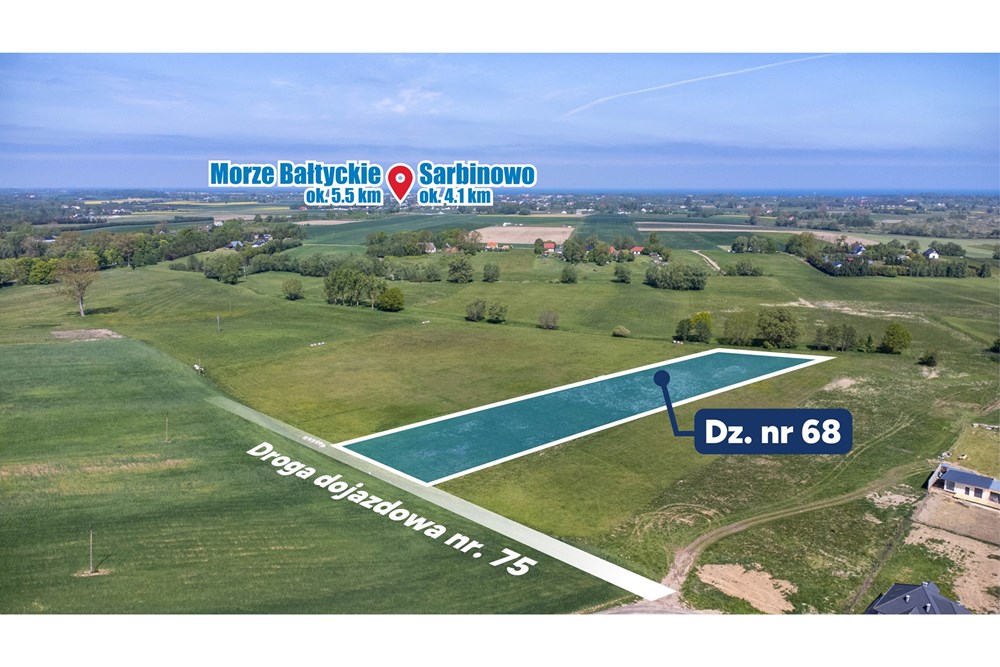 Działka - Sprzedaż - Będzino, Polska - 1.jpg - 470281002-130