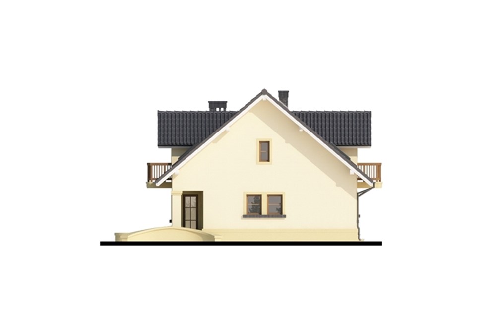 Dom wolnostojący - Sprzedaż - Cieszyn, Polska - elevation_back_145.jpg - 470131058-371