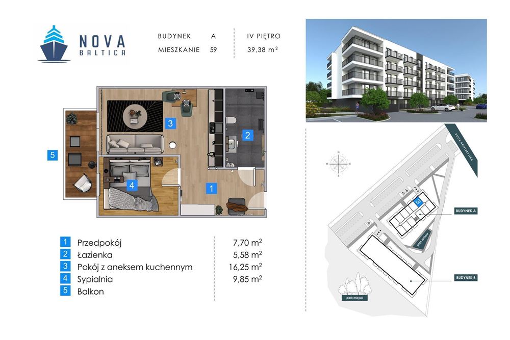 Mieszkanie - Sprzedaż - Kołobrzeg, Polska - 1 - 790221012-326