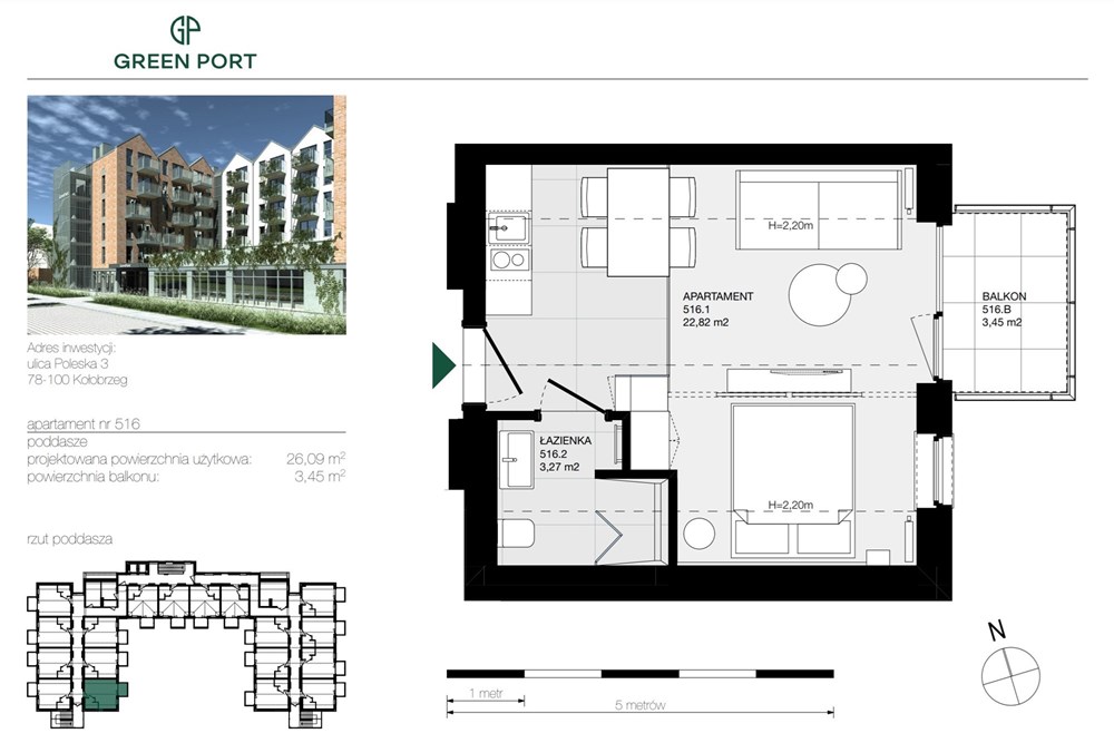 Apartament wakacyjny - Sprzedaż - Kołobrzeg, Polska - rzut lwowska.jpg - 790221009-61
