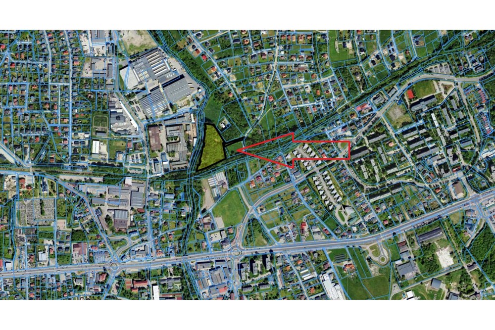 Działka - Sprzedaż - Bielsko-Biała, Polska - geoportal + strzałka.jpg - 800061109-41