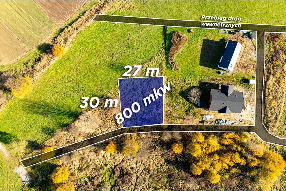 Działka budowlana - Sprzedaż - Siedlec, Polska - 20251031-DJI_0146-11.jpg - 800241005-218