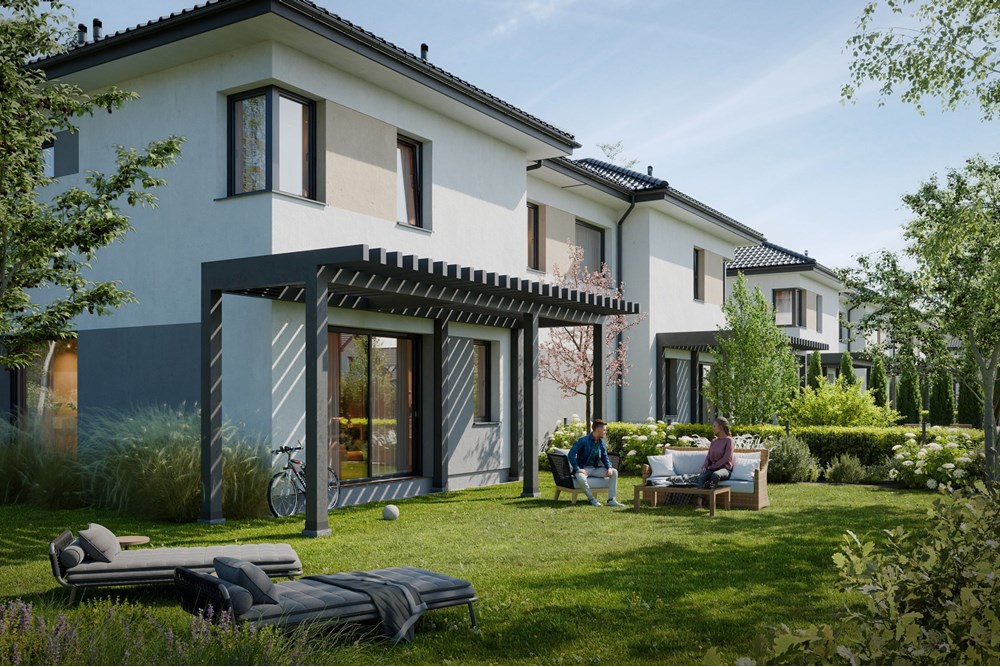 Dom bliźniak - Sprzedaż - Łazy, Polska - 147 RK-BUD_Z10 duży tył.jpg - 810251009-66