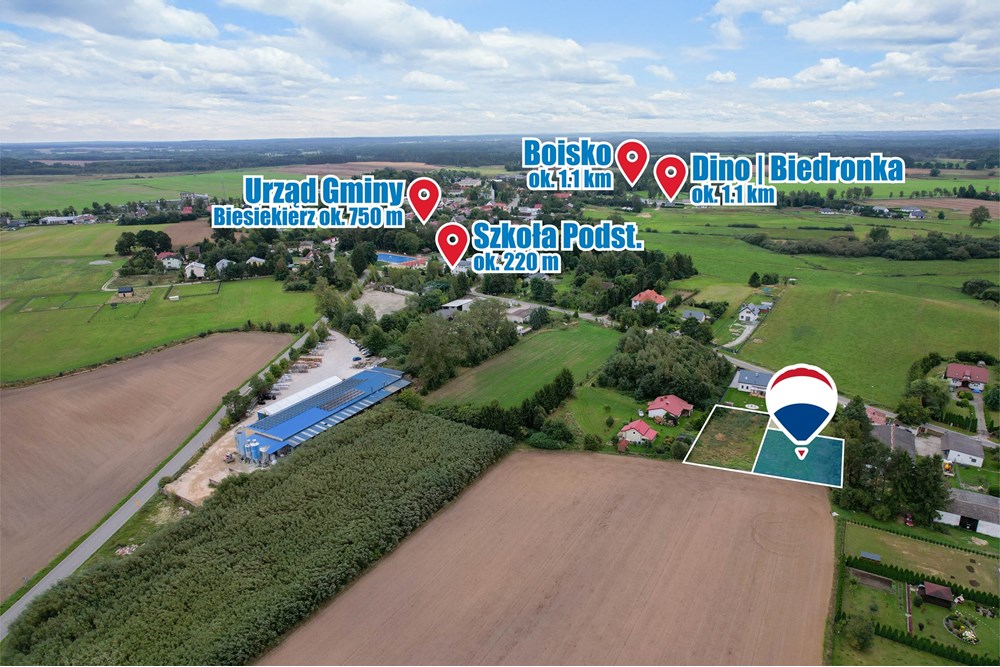 Działka budowlana - Sprzedaż - Biesiekierz, Polska - 1.jpg - 470281009-66
