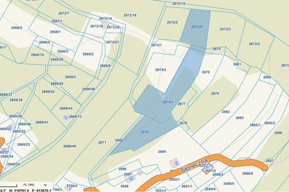 Działka budowlana - Sprzedaż - Międzybrodzie Bialskie, Polska - daria obrys.jpg - 800061103-200