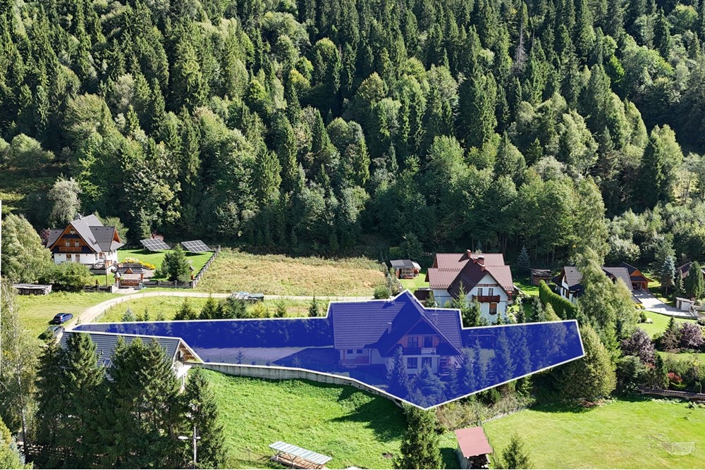 Dom wolnostojący - Sprzedaż - Łopuszna, Polska - obrys dom lopuszna.jpg - 800091054-50