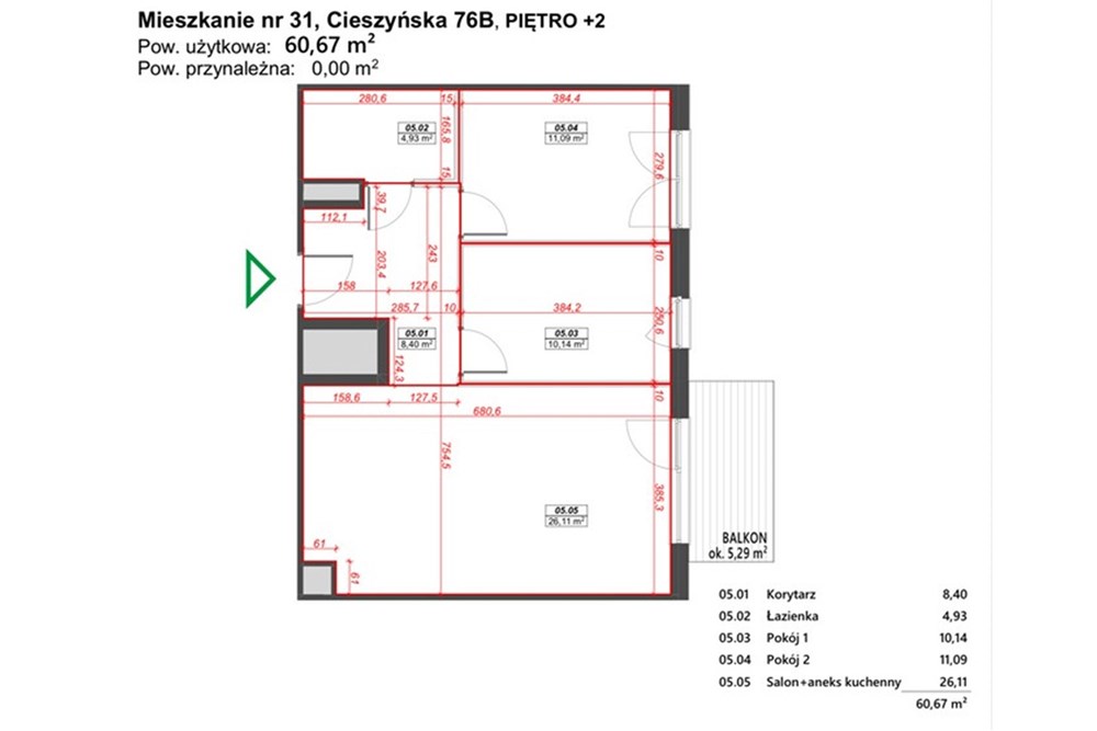 Mieszkanie - Sprzedaż - Bielsko-Biała, Polska - 14.jpg - 470131026-159