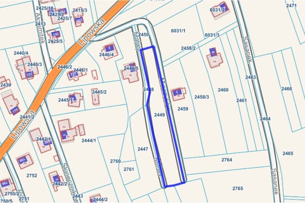 Działka budowlana - Sprzedaż - Lipowa, Polska - mapa Malwy.jpg - 800061133-9