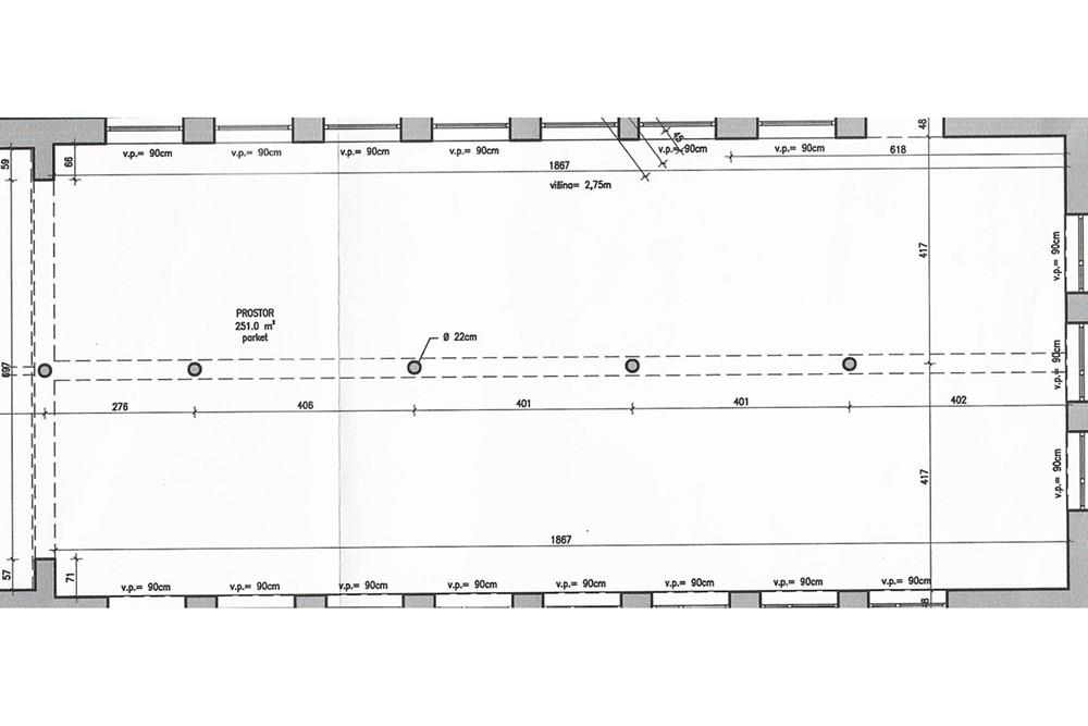 Commercieel - Sonstiges - Maribor, Podravje - SI - tloris hala 155 m2.jpg - 490321062-277
