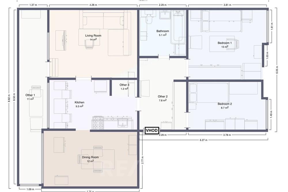 Wohnung - Wohnung - Maribor, Podravje - SI - [Polycam-Floor-Plan]-23.-11.-2025.JPG - 490321078-2