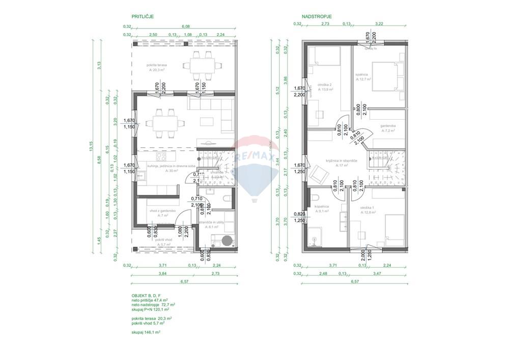 Wohnung - Hütte - Ruše, Podravje - SI - tloris_objekt B_D_F copy_page-0001.jpg - 490321069-133