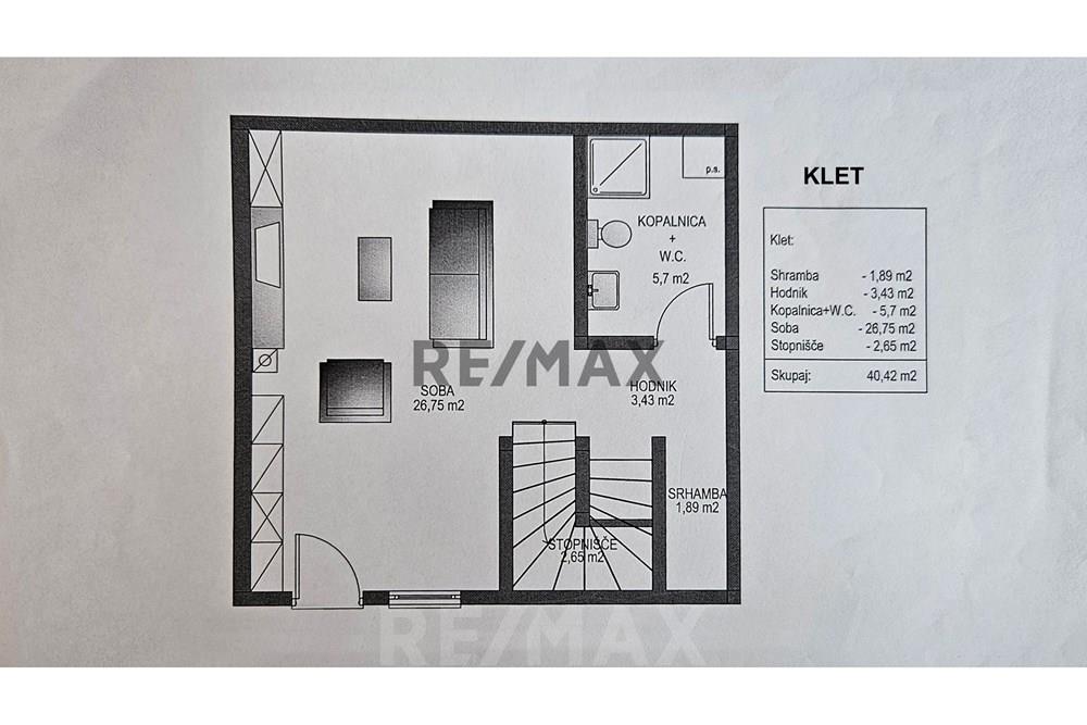 Wohnung - Doppelhaushälfte - Rače - Fram, Podravje - SI - klet.jpg - 490321054-254