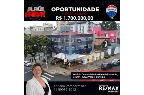 Venda-Prédio-Av. dos Estados , 755  - Água Verde , Curitiba , Paraná , 80610-040-560341034-64