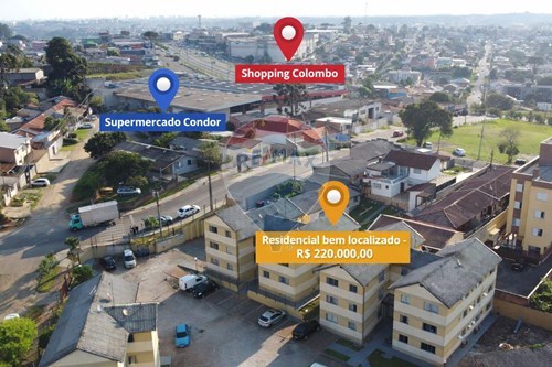 Venda-Apartamento-Rua João Soppa , 163  - Hipermercado Condor  - Maracanã , Colombo , Paraná , 83408590-560501003-1